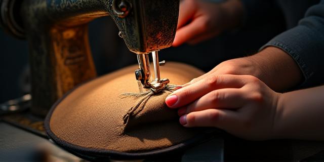 Artigiano al lavoro nel laboratorio di Roma